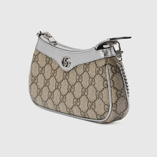 Túi Đeo Vai Nữ Gucci Ophidia Mini Bag 764960 KAAAI-9747 Màu Beige