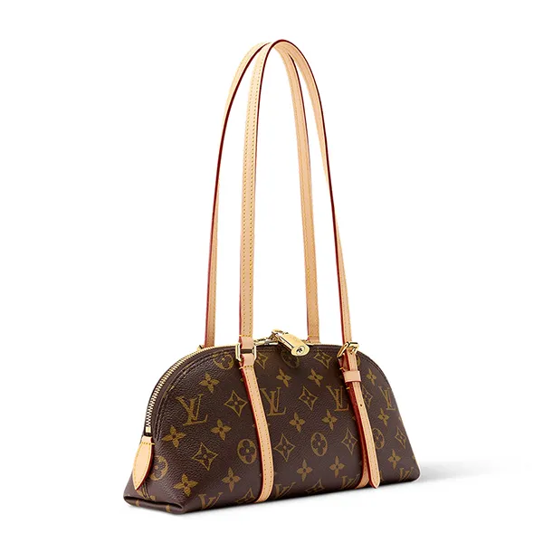 Túi Đeo Vai Nữ Louis Vuitton LV Squire East West Monogram Canvas M28953 Màu Nâu