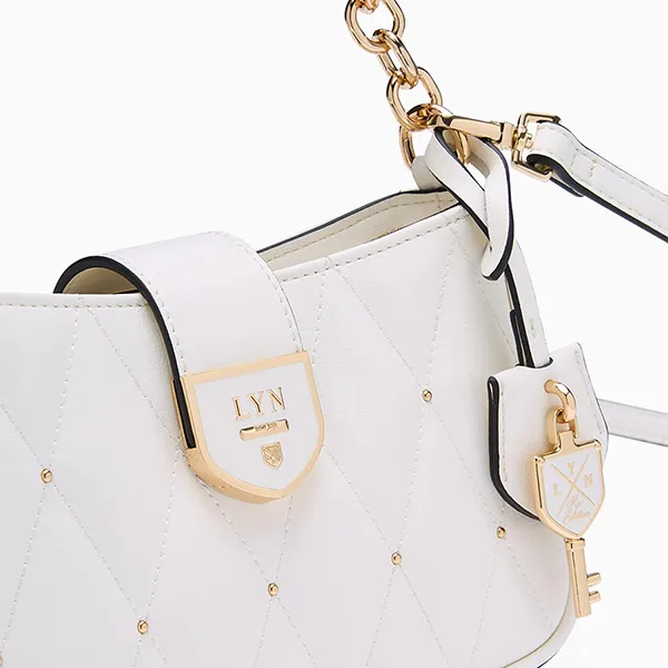 Túi Đeo Vai Nữ Lyn Hera Athella S Shoulder Bag L26SBWC001 Ivory Màu Trắng