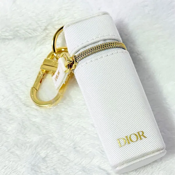 Túi Đựng Son Dior Key Ring Màu Trắng