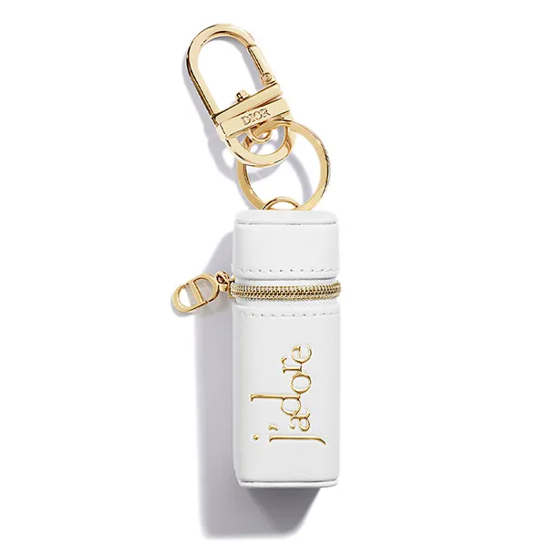Túi Đựng Son Dior Key Ring Màu Trắng