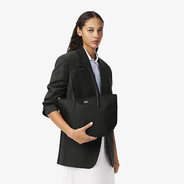 Túi Tote Nữ Lacoste Small L.12.12 Concept Bag NF2037PO Màu Đen
