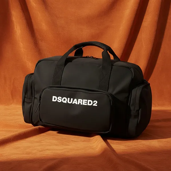 Túi Trống Dsquared2 Sac De Voyage Noir DFM001911702174M063 Màu Đen