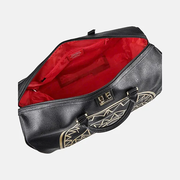 Túi Trống Du Lịch Sprayground That Gold Drap Weekender Travel Bag Màu Đen