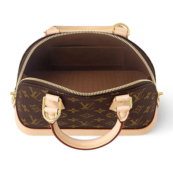 Túi Xách Tay Nữ Louis Vuitton LV Alma BB Handle Bag M46990 Màu Nâu
