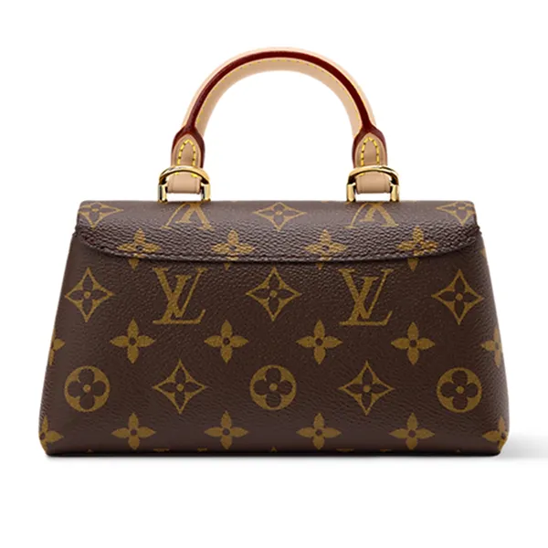 Túi Xách Tay Nữ Louis Vuitton LV Nano Madeleine Monogram Coated Canvas M28426 Màu Nâu
