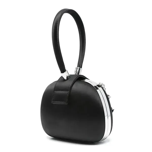 Túi Xách Tay Nữ Self-Portrait Handheld Bag With Bow Detail Màu Đen