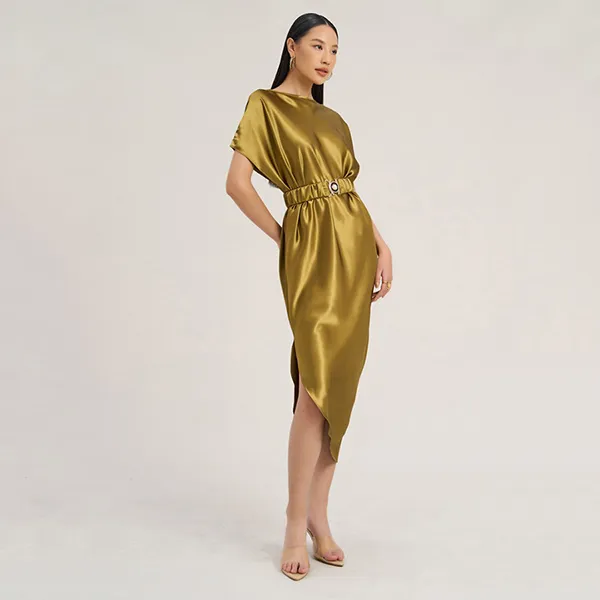 Váy Lụa Nữ F2 Fashion & Freedom The Art Of Styling D745-DC-S-0823 Màu Xanh Size S