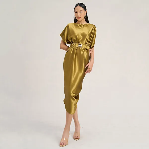 Váy Lụa Nữ F2 Fashion & Freedom The Art Of Styling D745-DC-S-0823 Màu Xanh Size S