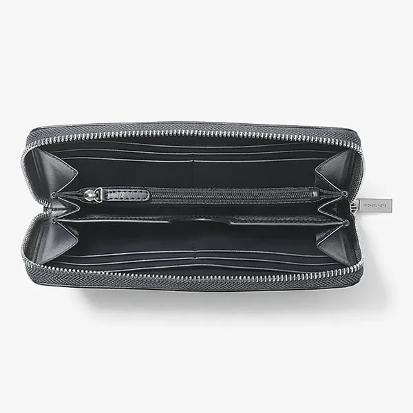 Ví Nữ Michael Kors MK Cooper Logo Zip-Around Wallet 36U9MCRE3B Màu Xanh Navy
