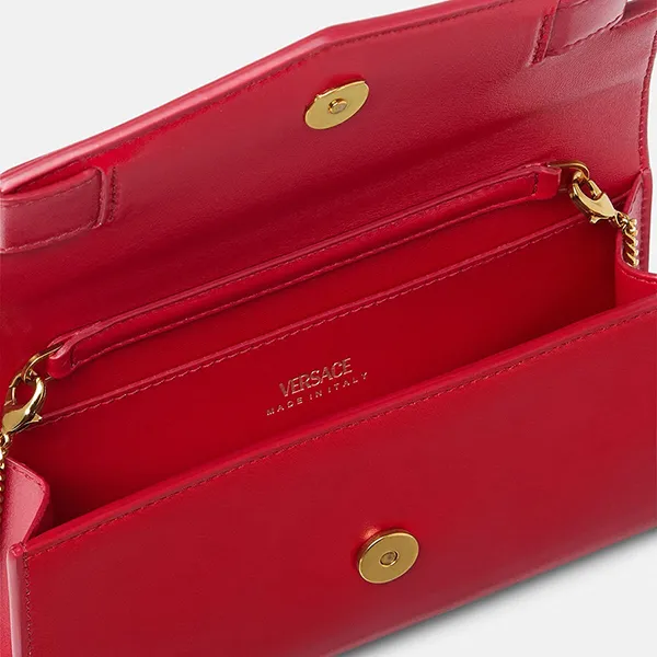 Ví Nữ Versace Medusa 95 Red Leather Wallet 10150701A107951RB3V Màu Đỏ