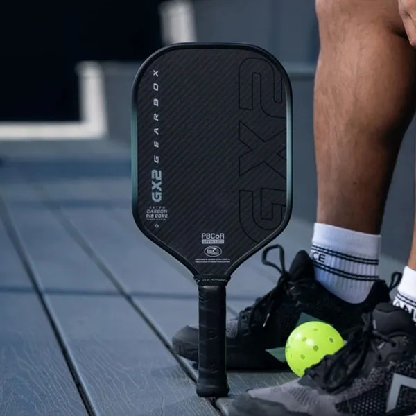 Vợt Pickleball Gearbox GX2 Integra XL Paddle Màu Đen Phối Xanh 16mm