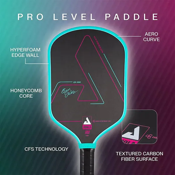 Vợt Pickleball Joola Ben Johns Hyperion CFS Paddle 16mm Màu Đen Xanh