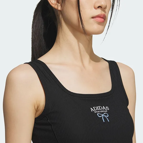 Áo Ba Lỗ Nữ Adidas Rib Slim Tank Top KE5797 Màu Đen Size M