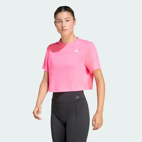 Áo Croptop Nữ Adidas Train Essentials Boxy Workout Tee KB7910 Màu Hồng Size S