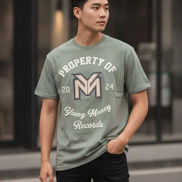 Áo Phông Nam Reason Clothing Olive Green RLW-15 Màu Xanh Size L
