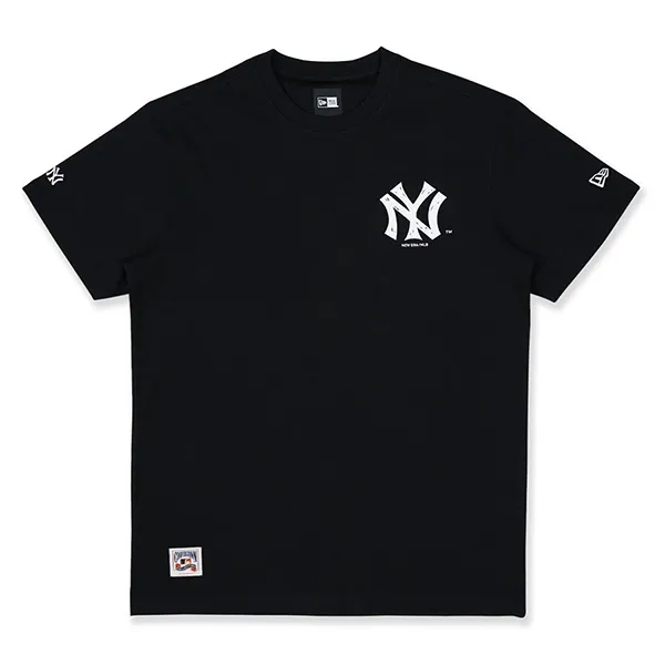 Áo Phông New Era x MLB NY Classic Print Tee Tshirt Màu Đen Size S