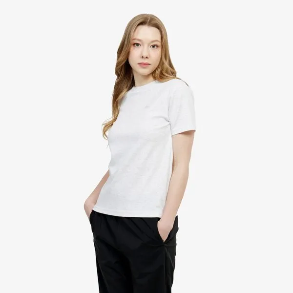 Áo Phông Nữ Lacoste Basic T-Shirt Grey TF791E-56G CCA Màu Xám Size 34