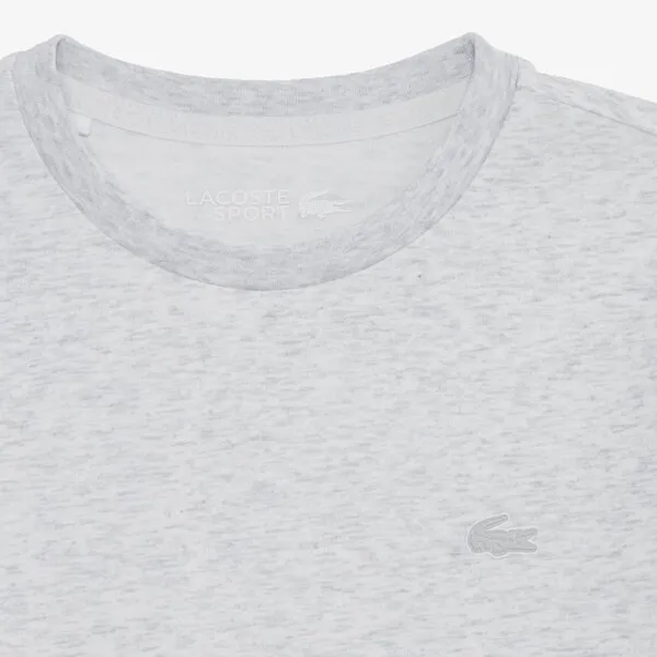 Áo Phông Nữ Lacoste Basic T-Shirt Grey TF791E-56G CCA Màu Xám Size 34