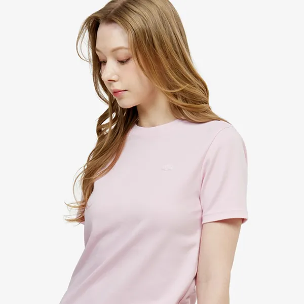 Áo Phông Nữ Lacoste Women's Basic T-Shirt TF791E A4H Màu Hồng Size 34