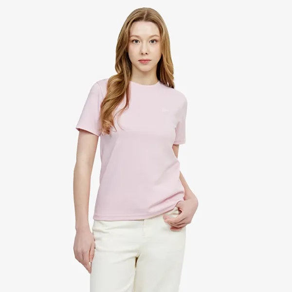 Áo Phông Nữ Lacoste Women's Basic T-Shirt TF791E A4H Màu Hồng Size 34