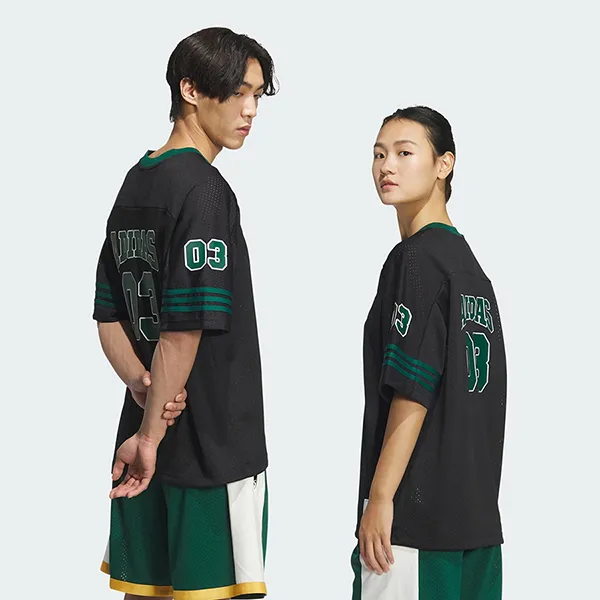 Áo Phông Unisex Adidas Originals Retro Street Basketball T-Shirt JC6803 Màu Đen Size XS