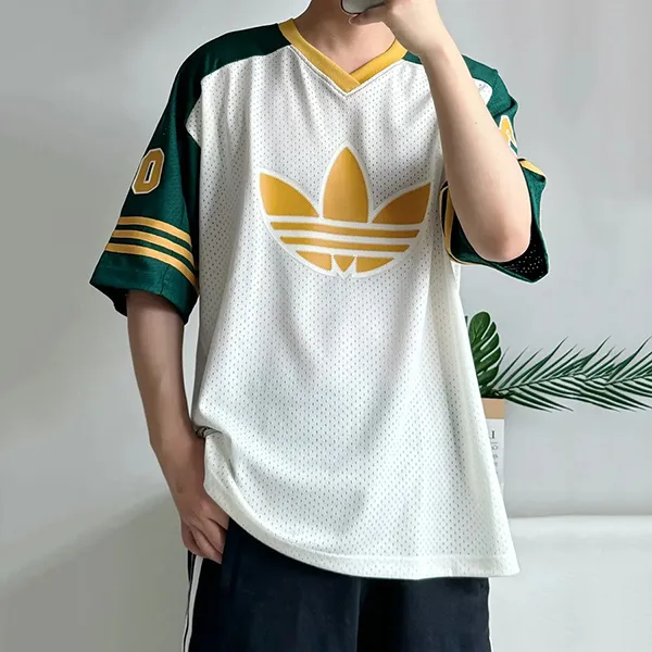 Áo Phông Unisex Adidas Originals T-Shirt JC6802 Màu Trắng/Xanh Size XS
