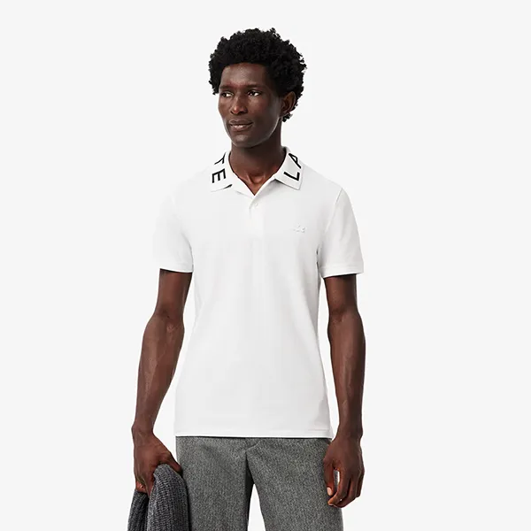 Áo Polo Nam Lacoste L.12.12 Slim Fit Petit Piqué Fabric PH2525 99 001 Màu Trắng Size 3