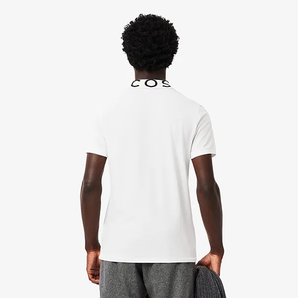 Áo Polo Nam Lacoste L.12.12 Slim Fit Petit Piqué Fabric PH2525 99 001 Màu Trắng Size 3