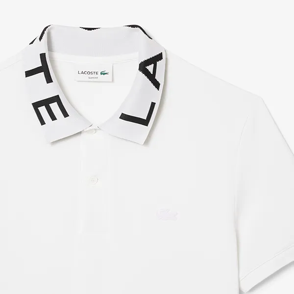 Áo Polo Nam Lacoste L.12.12 Slim Fit Petit Piqué Fabric PH2525 99 001 Màu Trắng Size 3
