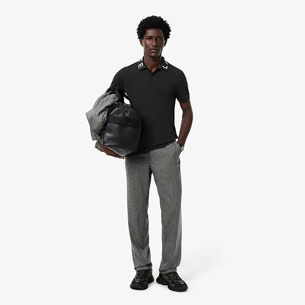 Áo Polo Nam Lacoste L.12.12 Slim Fit Petit Piqué Fabric PH2525 99 031 Màu Đen Size 3
