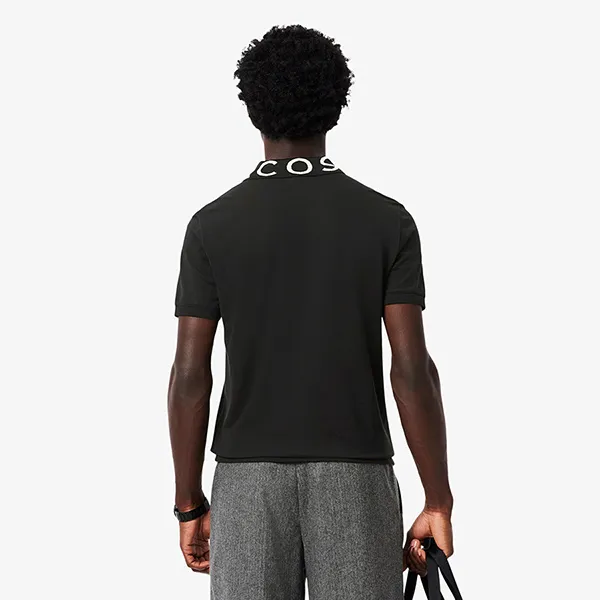 Áo Polo Nam Lacoste L.12.12 Slim Fit Petit Piqué Fabric PH2525 99 031 Màu Đen Size 3