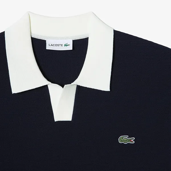 Áo Polo Nam Lacoste Men's PH843E 166 Màu Xanh Navy Size 4