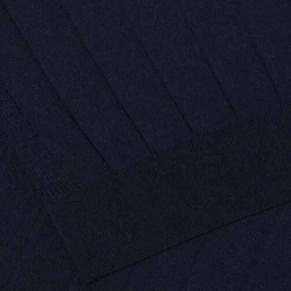 Áo Polo Nam Lacoste Men's Textured Sweater AH701E HDE Màu Xanh Navy Size 3