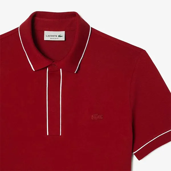 Áo Polo Nam Lacoste Regular Fit Smart Paris PH0796 54G IXX Màu Đỏ Size 4