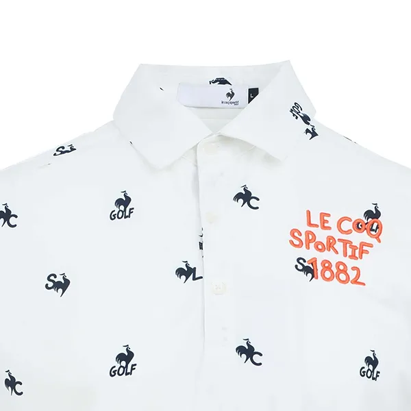Áo Polo Nam Le Coq Sportif LG6SHST3MV-WH00 Màu Trắng Size M