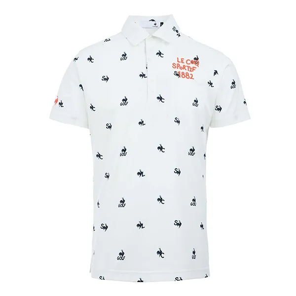 Áo Polo Nam Le Coq Sportif LG6SHST3MV-WH00 Màu Trắng Size M