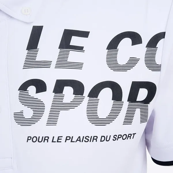 Áo Polo Nam Le Coq Sportif LT5SHS01MV-WH00 Màu Trắng Size S