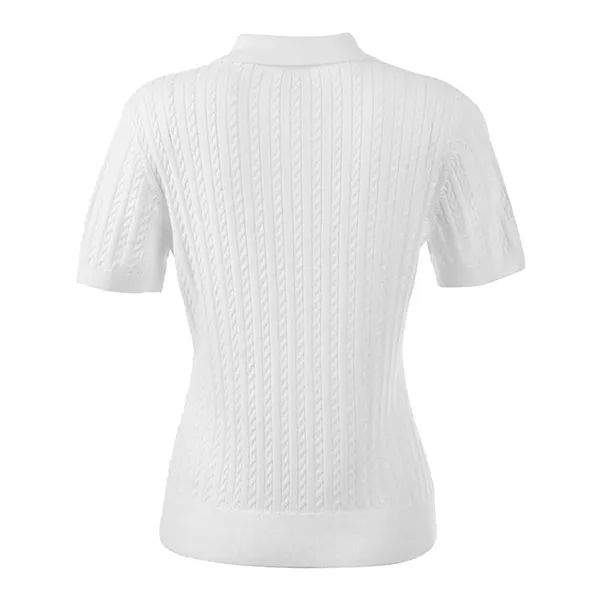 Áo Polo Nữ Le Coq Sportif L262WCNROS03-A04 Màu Trắng Size XS