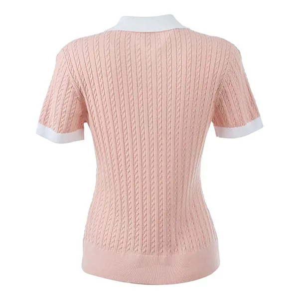 Áo Polo Nữ Le Coq Sportif L262WCNROS03-H17 Màu Hồng Pastel Size XS