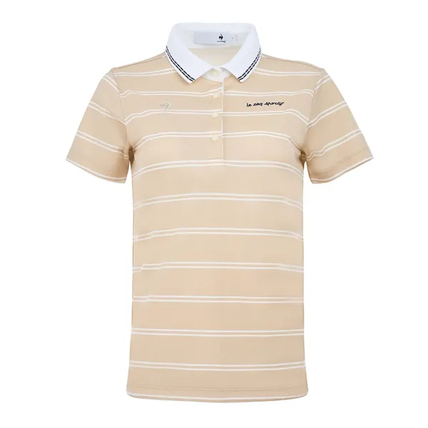 Áo Polo Nữ Le Coq Sportif LG6SHS00LV-BG00 Màu Be Size S