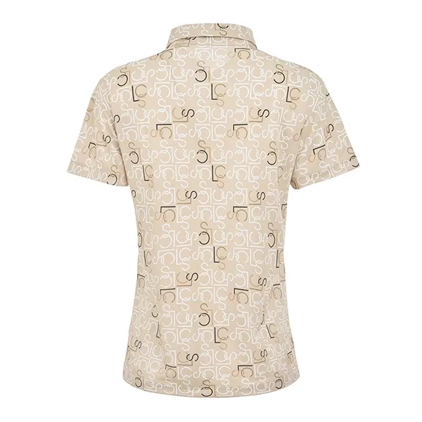 Áo Polo Nữ Le Coq Sportif LG6SHS01LV-BG00 Màu Be Size S