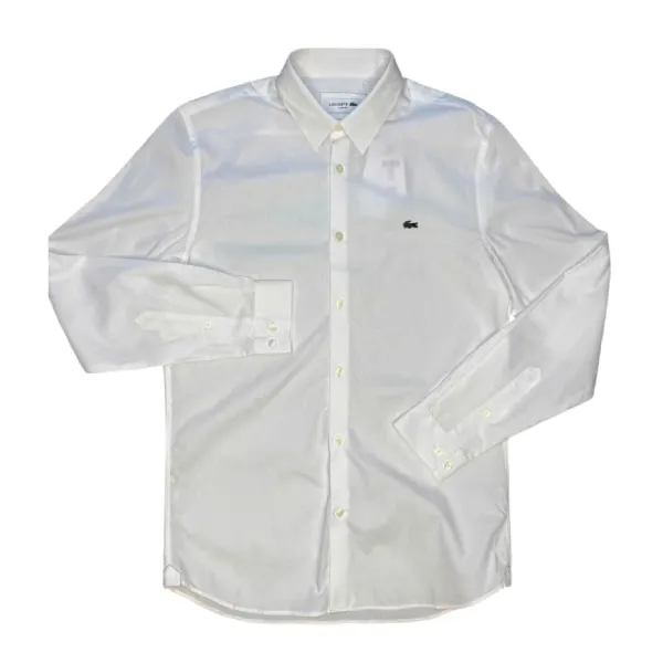 Áo Sơ Mi Nam Lacoste Shirt Màu Trắng Size 39