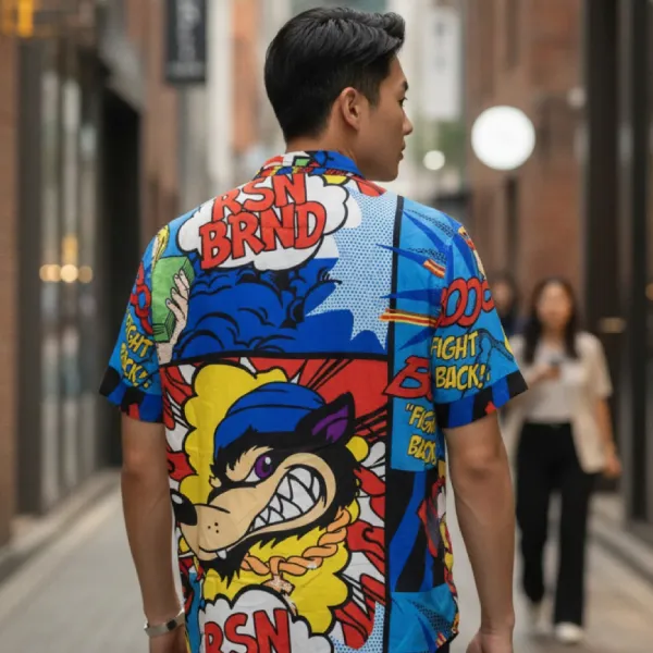 Áo Sơ Mi Nam Reason Clothing Shirt With Multiple Patterns A1-211 Phối Màu Size L
