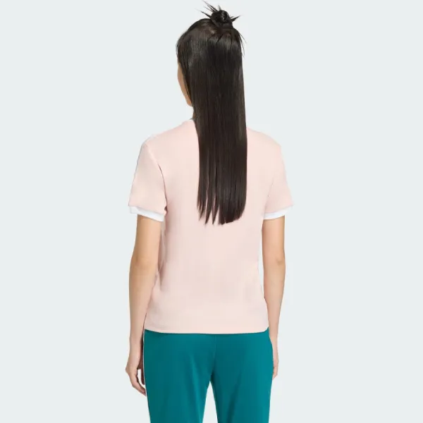 Áo Thun Nữ Adidas Lace Branding T-Shirt KS6561 Màu Hồng Be Size S