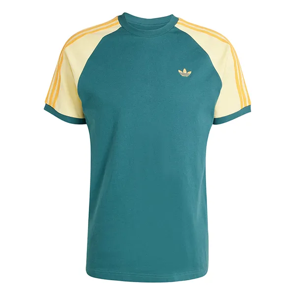 Áo Thun Nam Adidas Originals Cali Tee KC4961 Màu Xanh - Vàng Size M