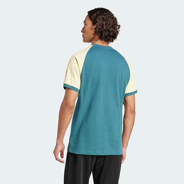 Áo Thun Nam Adidas Originals Cali Tee KC4961 Màu Xanh - Vàng Size M