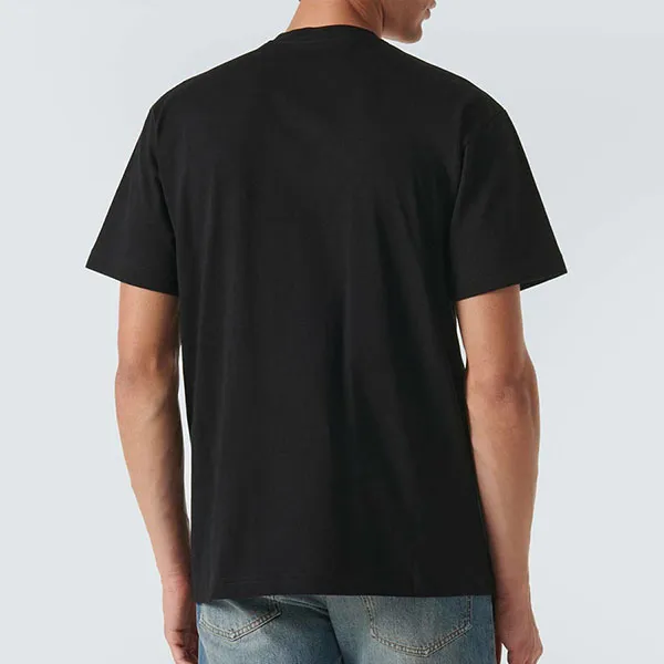 Áo Thun Nam Gucci Logo Cotton Jersey Tshirt Màu Đen Size XS