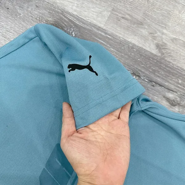 Áo Thun Nam Puma Poly T-Shirt PMKTSL22 Màu Xanh Size XXL