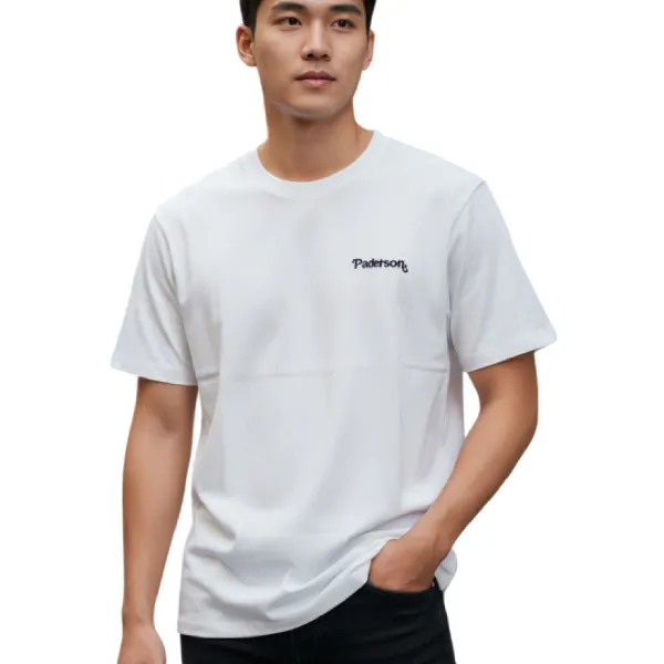 Áo Thun Nam Reason Paterson White T-Shirt P44 Màu Trắng Size M